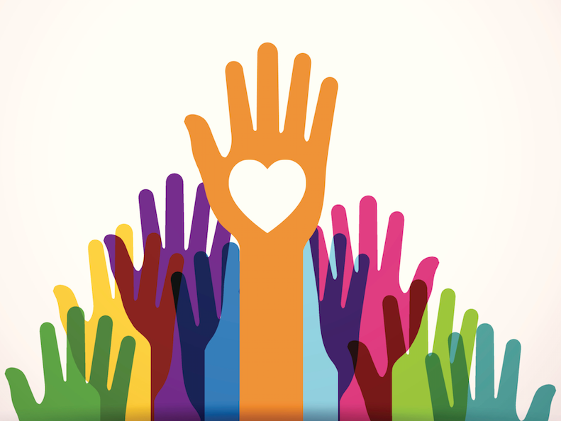 Nonprofit marketing heart hands image